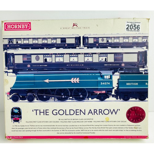 2056 - Hornby 'The Golden Arrow' Train Pack Boxed P&P Group 2 (£18+VAT for the first lot and £3+VAT for sub... 