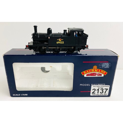 2137 - Bachmann 31-059 J72 BR Black 69022 Boxed P&P Group 1 (£14+VAT for the first lot and £1+VAT for subse... 