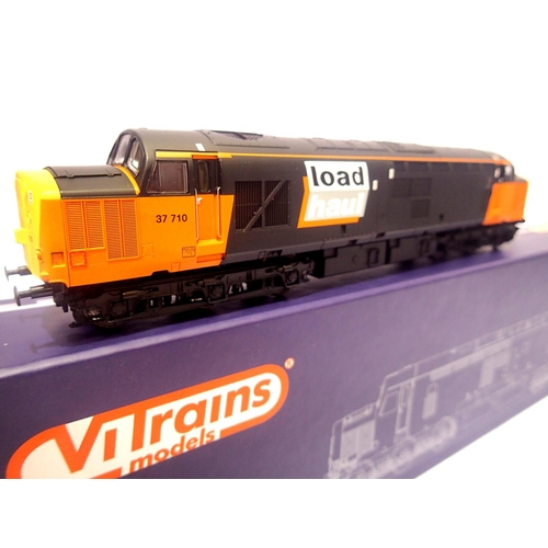 2009 - ViTrains V2077 Class 37 37710 Loadhaul Livery. P&P Group 1 (£14+VAT for the first lot and £1+VAT for... 