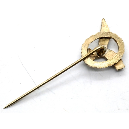 3269 - German WWII type Luftwaffe Pilots stick pin. P&P Group 1 (£14+VAT for the first lot and £1+VAT for s... 