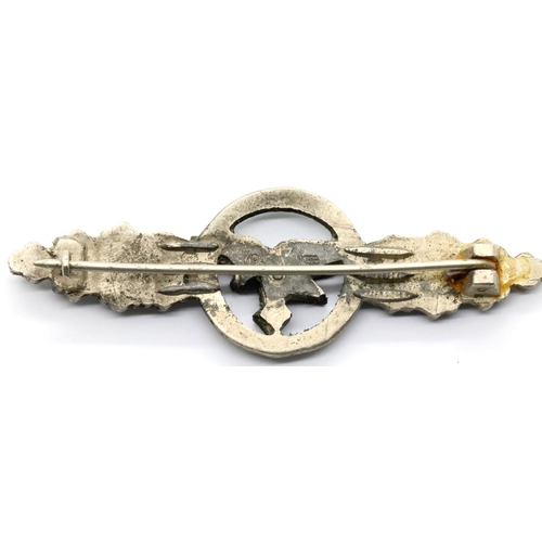 3270 - German WWII type Luftwaffe Front Flyers clasp, indistinctly marked verso. P&P Group 1 (£14+VAT for t... 