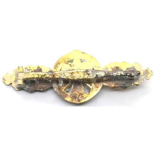 3274 - German WWII type Luftwaffe Stuka Multi Mission clasp, indistinctly marked verso. P&P Group 1 (£14+VA... 