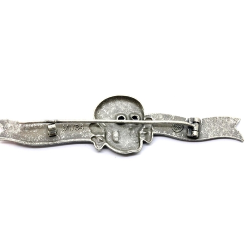 3277 - German WWII type SS Evening Dress Honour clasp, marked RZM verso. P&P Group 1 (£14+VAT for the first... 