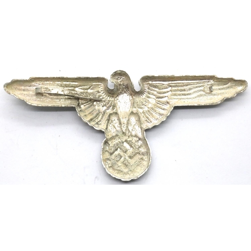 3283 - German WWII type SS cap badge. P&P Group 1 (£14+VAT for the first lot and £1+VAT for subsequent lots... 