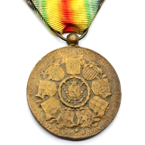 3371 - Belgian WWI type Allied Victory medal. P&P Group 1 (£14+VAT for the first lot and £1+VAT for subsequ... 