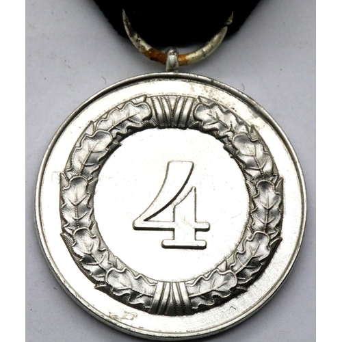 3407 - German WWII type Wehrmacht 4 Years Long Service and Good Conduct medal. P&P Group 1 (£14+VAT for the... 