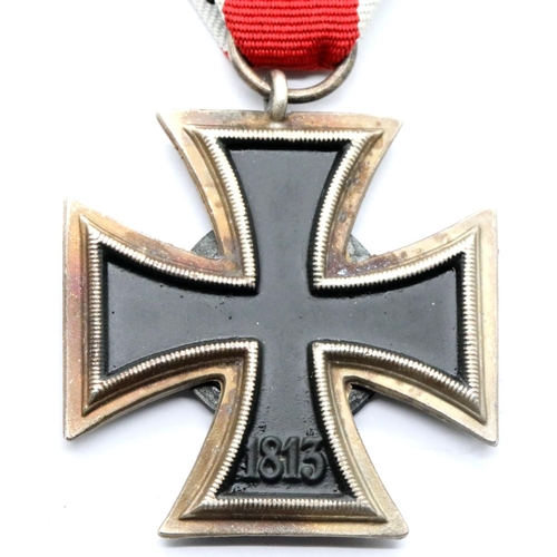 3417 - German WWII type Polish awarded Iron cross second class. P&P Group 1 (£14+VAT for the first lot and ... 