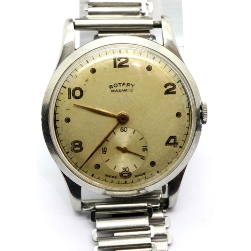 1116 - Rotary Maximus gents wristwatch in a later box. P&P Group 1 (£14+VAT for the first lot and £1+VAT fo... 