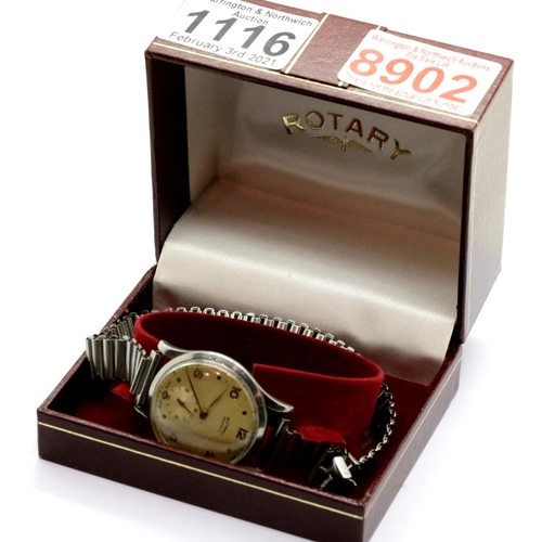 1116 - Rotary Maximus gents wristwatch in a later box. P&P Group 1 (£14+VAT for the first lot and £1+VAT fo... 