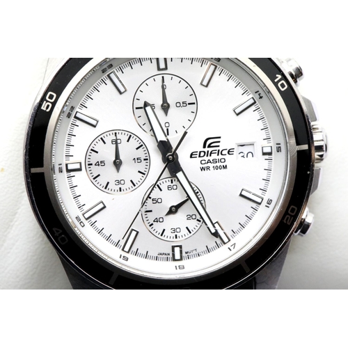 1126 - Gents Casio Edifice chronograph wristwatch. P&P Group 1 (£14+VAT for the first lot and £1+VAT for su... 