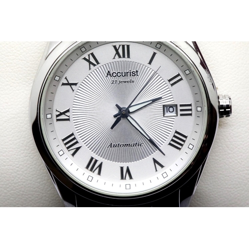 1129 - Gents Accurist automatic wristwatch. P&P Group 1 (£14+VAT for the first lot and £1+VAT for subsequen... 