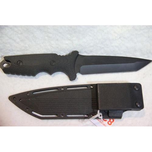 1236 - New old stock Anglo Arms hunting knife in a plastic sheath. (blade length 12 cm)  P&P Group 2 (£18+V... 