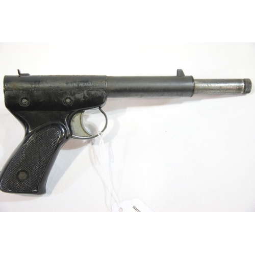 1265 - Gat air pistol with cracked grip. P&P Group 2 (£18+VAT for the first lot and £3+VAT for subsequent l... 