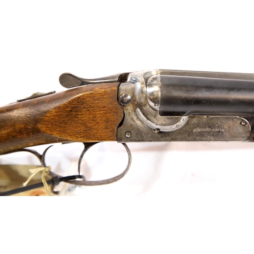 1301 - Double barrel twelve gauge shotgun stamped Monte corto, with current EC deactivation certificate. P&... 