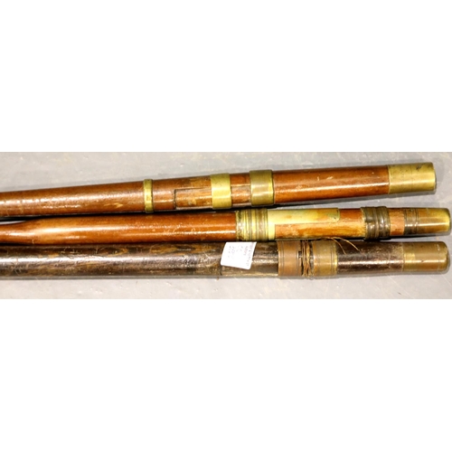 1307 - Collection of vintage fishing rods. P&P Group 3 (£25+VAT for the first lot and £5+VAT for subsequent... 