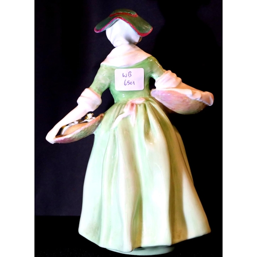 1368 - Royal Doulton figurine Daffy Down Dilly HN 1712, H: 22 cm. P&P Group 2 (£18+VAT for the first lot an... 