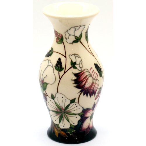 1354 - Moorcroft Bramble Revisted vase, H: 13 cm. P&P Group 1 (£14+VAT for the first lot and £1+VAT for sub... 