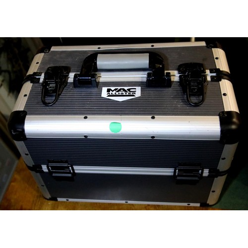 1310 - MACalistair tackle box and tackle contents. P&P Group 3 (£25+VAT for the first lot and £5+VAT for su... 