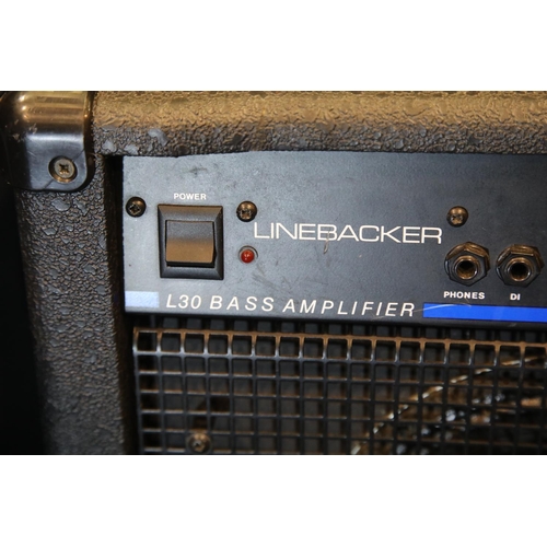 1426 - Laney Linebacker L30 bass amplifier. Not available for in-house P&P, contact Paul O'Hea at Mailboxes... 