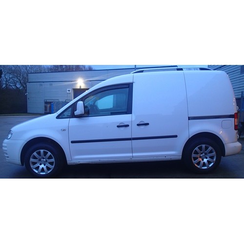 1000B - VW Caddy C20 TDI van 169,000 miles two keys, MOT until 21/12/2021. PF09 MZU