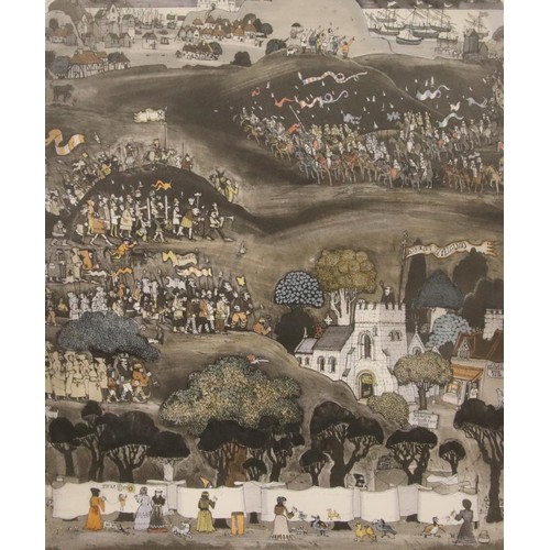 1548 - Graham Clarke (1941-), limited edition print Hastings Job, 171/200, 33 x 43 cm, signed in pencil. No... 