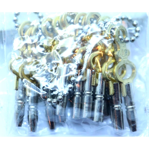 60 - Set of fourteen different sized pocket watch keys. P&P Group 1 (£14+VAT for the first lot and £1+VAT... 