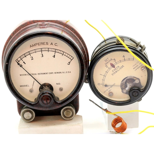 96 - Two bakelite meters including a War Department example.  P&P Group 2 (£18+VAT for the first lot and ... 