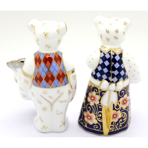 1638 - Royal Crown Derby two bears, H: 9 cm. P&P Group 1 (£14+VAT for the first lot and £1+VAT for subseque... 