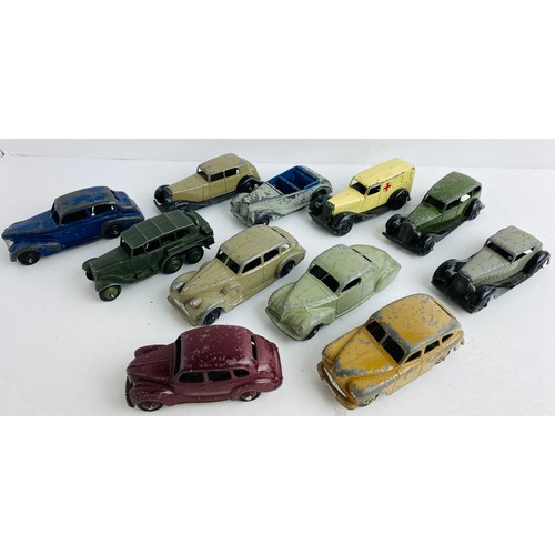 2018 - 25x Play Worn DINKY TOYS Die - Cast Cars & Vans - See Pictures. P&P Group 2 (£18+VAT for the first l... 