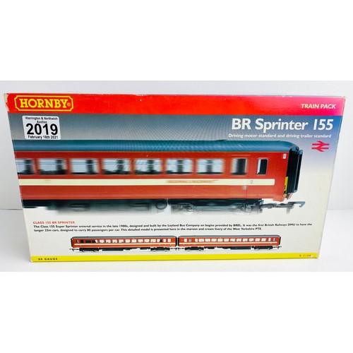 2019 - Hornby R2108 Class 155 BR Sprinter Boxed P&P Group 1 (£14+VAT for the first lot and £1+VAT for subse... 