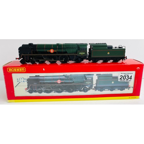 2034 - Hornby R2204 'Bibby Line' Merchant Boxed with Instructions & Detail Pack -Lacking 1x Side Step on Te... 