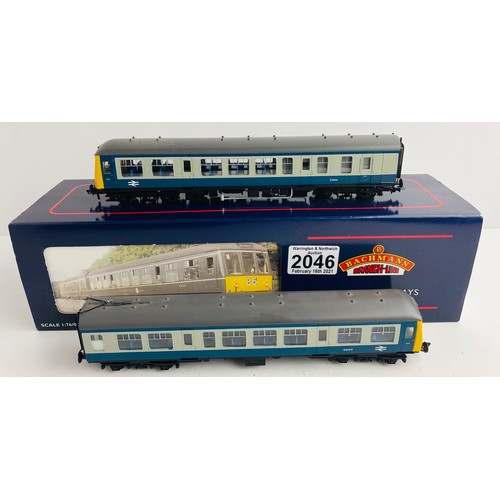 2046 - Bachmann 32-902 Class 108 2 Car DMU Blue/Grey Boxed with Papers P&P Group 1 (£14+VAT for the first l... 