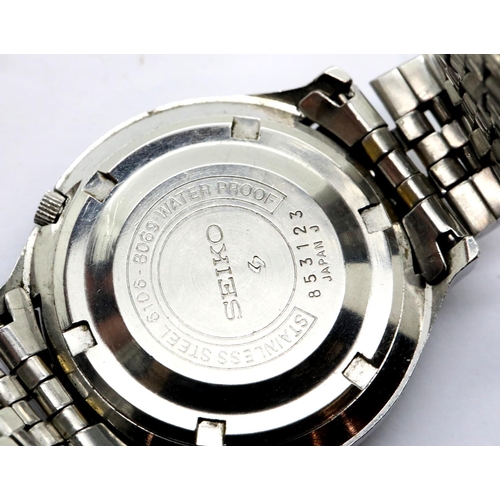 1022 - Gents Seiko Automatic BX wristwatch on a stainless steel bracelet. P&P Group 1 (£14+VAT for the firs... 