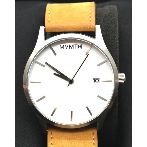 1051 - Gents MVMT calendar wristwatch, new and boxed. P&P Group 2 (£18+VAT for the first lot and £3+VAT for... 