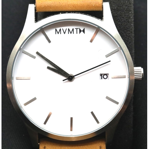 1051 - Gents MVMT calendar wristwatch, new and boxed. P&P Group 2 (£18+VAT for the first lot and £3+VAT for... 