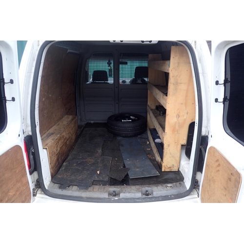 1000B - VW Caddy C20 TDI van 169,000 miles two keys, MOT until 21/12/2021. PF09 MZU