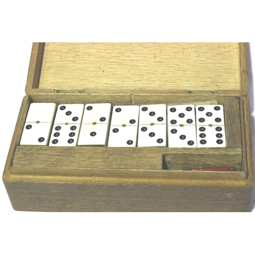 3036 - WWII box of dominoes given to British P.O.Ws by the Middlesex Womans Voluntary Services after raisin... 