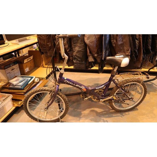 1049 - Tornado Challenge 6 speed collapsible bike. Not available for in-house P&P, contact Paul O'Hea at Ma... 