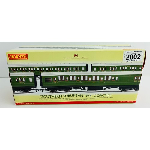 2002 - Hornby Southern Suburban Coaches 1938 Boxed - P&P Group 1 (£14+VAT for the first lot and £1+VAT for ... 