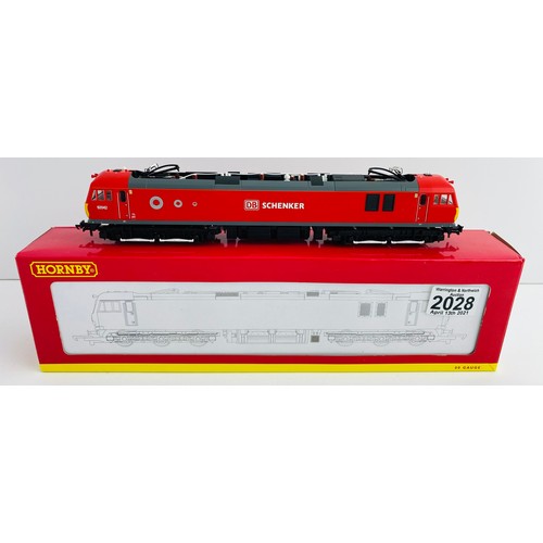 2028 - Hornby DB Class 92 Loco with Detail Pack, Instructions, Boxed - P&P Group 1 (£14+VAT for the first l... 