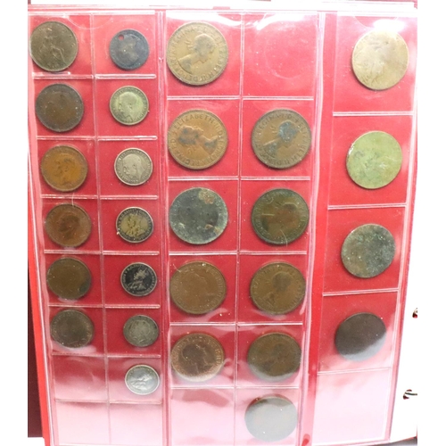 2419 - Collection of mainly UK pre-decimal coinage with some pre-1947 silver. P&P Group 1 (£14+VAT for the ... 