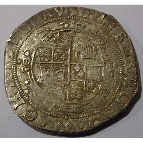 2455 - 1625 Silver 1/2 crown of Charles 1st. P&P Group 1 (£14+VAT for the first lot and £1+VAT for subseque... 