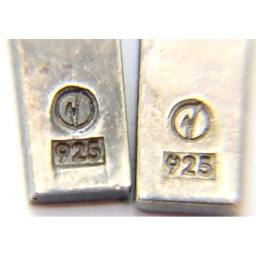 28 - Six silver pairs of earrings, 16g. P&P Group 1 (£14+VAT for the first lot and £1+VAT for subsequent ... 