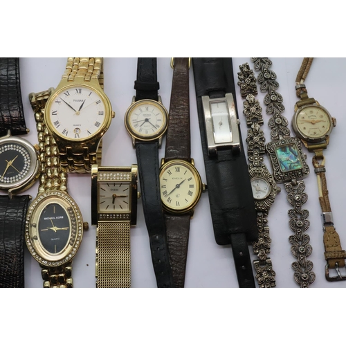 84 - Mixed ladies and gents wristwatches. P&P Group 1 (£14+VAT for the first lot and £1+VAT for subsequen... 