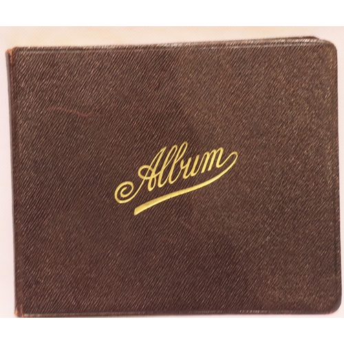 117 - 1920s autograph album with decoration sketches and paintings. P&P Group 1 (£14+VAT for the first lot... 