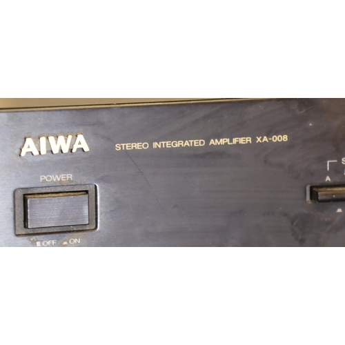 152 - Aiwa stereo integrated amplifier XA-008. Not available for in-house P&P, contact Paul O'Hea at Mailb... 