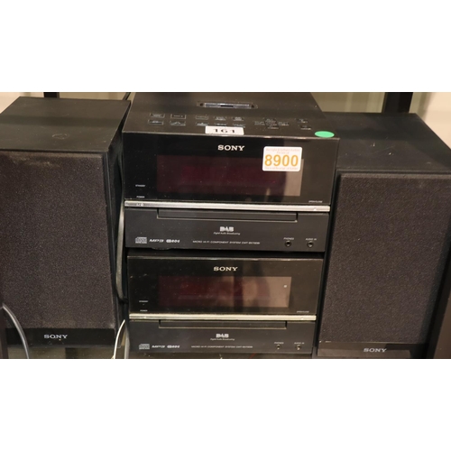 161 - Sony DAB micro Hi-Fi component system, model NVM HCD-BX70DBI. Not available for in-house P&P, contac... 