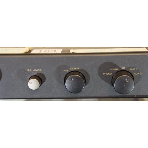 163 - Rotel integrated amplifier. Not available for in-house P&P, contact Paul O'Hea at Mailboxes on 01925... 