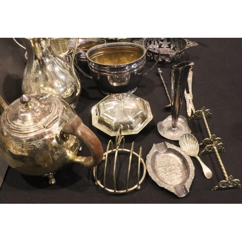 325 - Collection of mixed silver plated items. Not available for in-house P&P, contact Paul O'Hea at Mailb... 