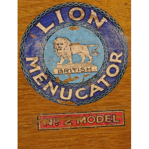 340 - Lion Menucator boxed roller printer. P&P Group 2 (£18+VAT for the first lot and £3+VAT for subsequen... 